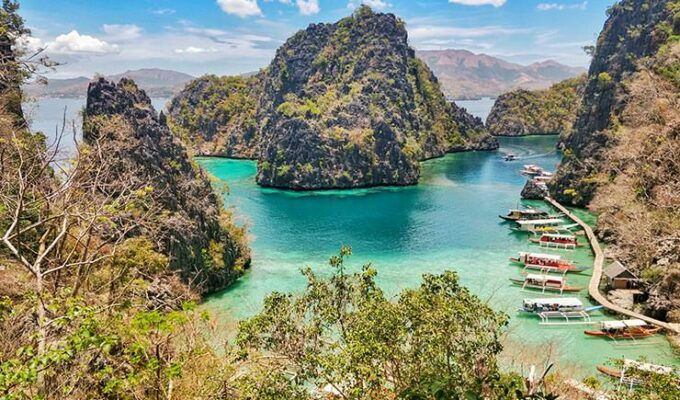 The cove in Coron Palawan, a docking place for Kayangan Lake hike, photo by Ivan Kralj