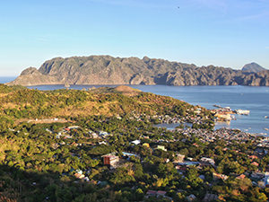 View of Coron from the Coron Town viewpoint on Busuanga Island, Palawan, Philippines, photo by Ivan Kralj