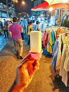 Local ice-cream at one of the must-see night markets in Chiang Mai, Thailand, photo by Ivan Kralj