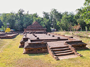 Remains of Wat That Kaow in Wiang Kum Kam, short-time capital of Lanna Kingdom, near Chiang Mai, Thailand, photo by Ivan Kralj