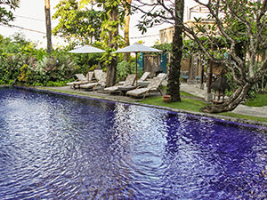 Swimming pool at Tugu Bali, one of the best hotels in Bali, Indonesia, photo by Ivan Kralj