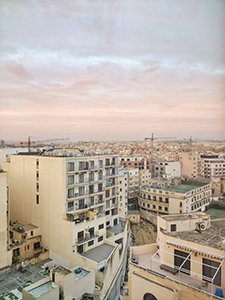 The cityscape of Sliema, Malta, photo by Ivan Kralj