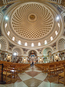 Mosta Rotunda, one of the largest unsupported domes in the world; visiting this Mosta attraction is one of the best things to do in Malta, photo by Ivan Kralj