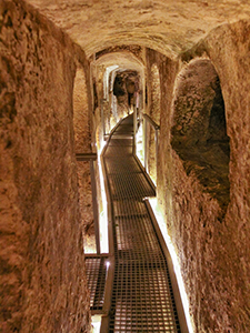 A corridor in St. Paul's Catacombs in Rabat, Malta, photo by Ivan Kralj