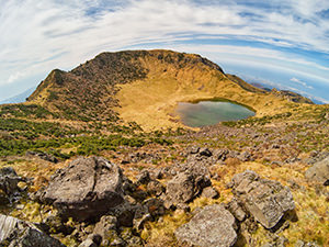 Baengnokdam crater lake inside of the Hallasan volcano, Korea's highest mountain, Jeju Island, South Korea, photo by Ivan Kralj