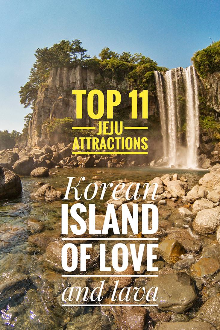 Jeongbang Waterfall is the only Asian waterfall plunging directly into the ocean. Located on 'Korean Hawaii', it is only one of many Jeju Island attractions! Check this guide to the Korean island of love and lava!