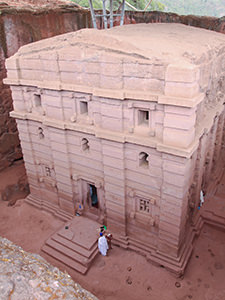 Bet Amanuel, the monolith church and royal chapel of Lalibela, Ethiopia. Photo by Ivan Kralj