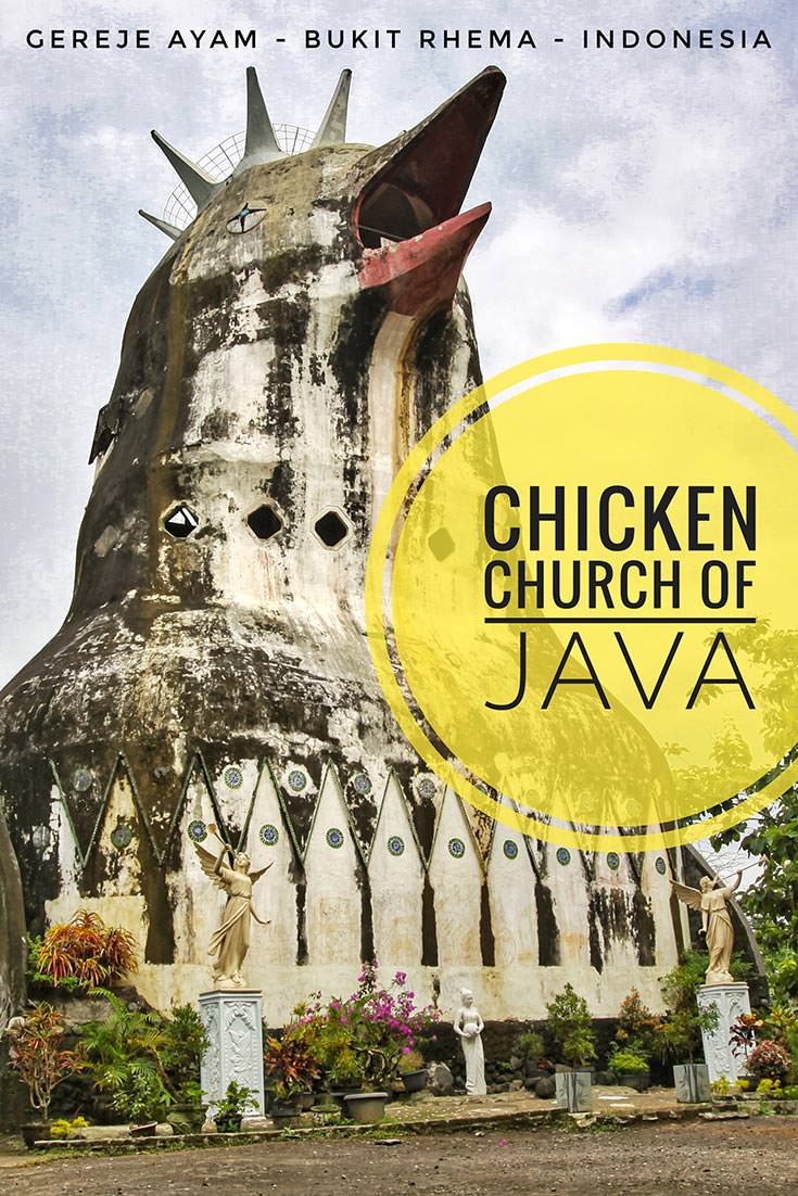 Daniel Alamsjah started to build the House of Prayer in the Indonesian jungle in the 1990s. Three decades later, and the building on the hill Bulkit Rhema is still not finished. Even more, the builder's vision of a dove-shaped house resembles more to a hen, so people started to call his prayer house Gereje Ayam, or - the Chicken Church!