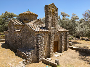 Agios Georgios Diasoritis, the Byzantine church in Chalkio, Naxos, Greece, photo by Ivan Kralj