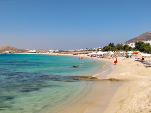 Agios Prokopios, one of the most popular beaches in Naxos, Greece, photo by Ivan Kralj