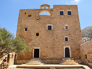 Bazeos Tower, one of the Venetian towers on Naxos Island, Greece, photo by Ivan Kralj