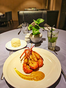 Grilled Mekong lobster served at Candi Restaurant in Sakmut Boutique Hotel, Siem Reap, Cambodia, photo by Ivan Kralj