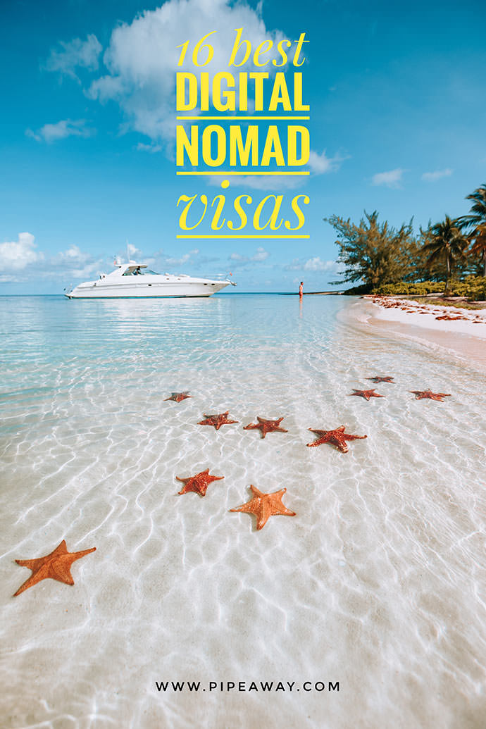 The Cayman Islands are just one of the countries that offer digital nomad visas. Check our guide for 16 destinations that welcome remote workers with the best digital nomad visa systems!