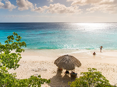 Playa Kalki, a beach on the Caribbean island of Curacao, copyright Curaçao Tourist Board