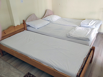 Third bed in a twin room in a guesthouse in Nesebar, Bulgaria, photo by Ivan Kralj
