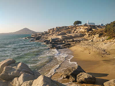 Agia Anna or the northern part of Plaka in Naxos, one of the best nude beaches in Cyclades Islands, Greece, photo by Ivan Kralj