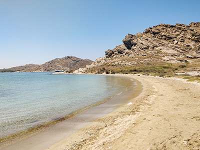 Tourkou Ammos, the extension of Monastiri Beach, on Paros Island, Greece, is also suitable for nudism, photo by Ivan Kralj