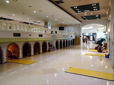 Sleeping caves at The Spa in Garden 5, one of the bet jjimjilbangs in Seoul, South Korea, photo by Ivan Kralj