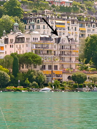 Les Tourelles residence where Queen's frontman Freddie Mercury bought a penthouse apartment, photo by Ivan Kralj.