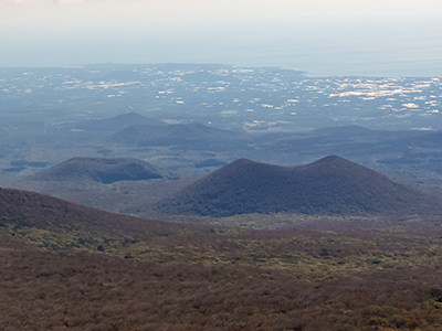 Oreums, the parasitic volcanic cones of the southern slopes of Hallasan Mountain, South Korea, photo by Ivan Kralj.