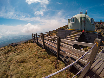 Igloo-style dwelling on the top of Hallasan Mountain, the highest house in South Korea, photo by Ivan Kralj.