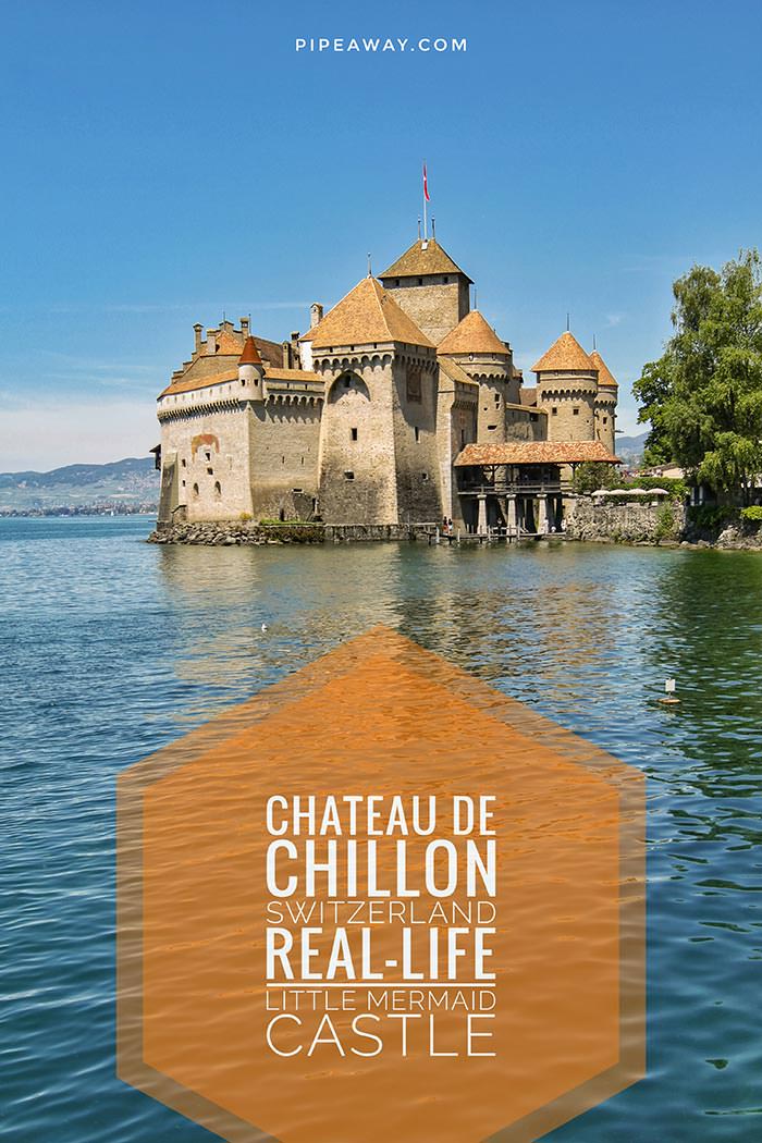 Chillon Castle or Chateau de Chillon is one of the most popular tourist attractions in Switzerland. Island castle on Lake Geneva was even an inspiration behind the Disney's version of Prince Eric's castle in "Little Mermaid" animated movie. Take a look inside fascinating Chillon Castle!