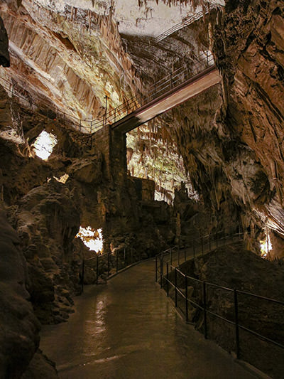 Russian Bridge in Postojna Cave, Slovenia, built by Russian prisoners of war in 1916, photo by Ivan Kralj.