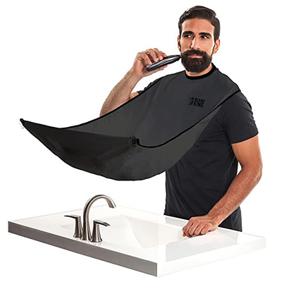 Beard bib apron as unique Valentine's Day gift, by Beard King