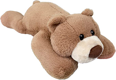 Brown bear, weighted stuffed animal by ERXKVS.
