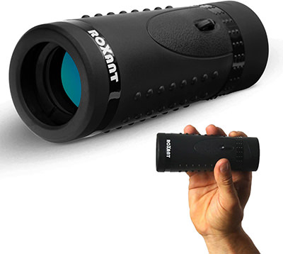 Handheld monocular telescope, a perfect Valentine's Day gift for outdoors-loving partner, by Roxant.