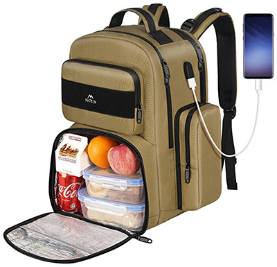Lunch backpack as useful Valentine's Day gift for travel-loving partner, by Matein