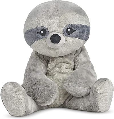 Sloth the Sam, from Hugimal series of weighted stuffed animals by Plushie