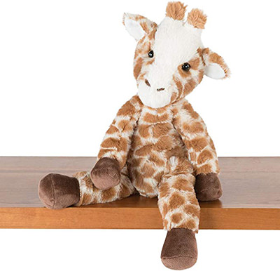 Soft giraffe stuffed animal by Vermont Teddy Bear
