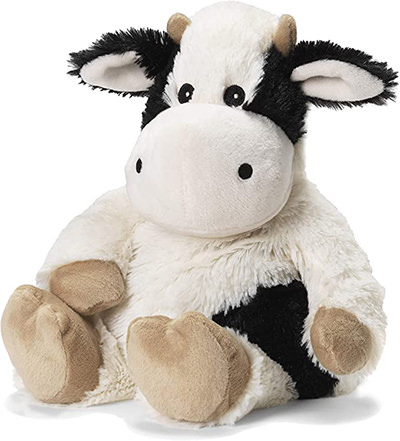 Warmie cow, stuffed plush animal by Intelex