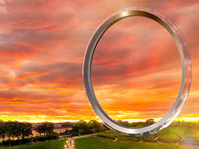 Seoul Ring, the spokeless Ferris wheel standing atop Haneul Park, as imagined by Seoul Metropolitan Government, planning to start building this pioneer of sustainable urban development in 2025.