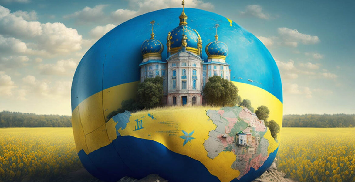 Tourism of Ukraine is on halt because of the war with Russia, but that doesn't mean that preparation for the better future are not under way; image by Ivan Kralj/Midjourney.