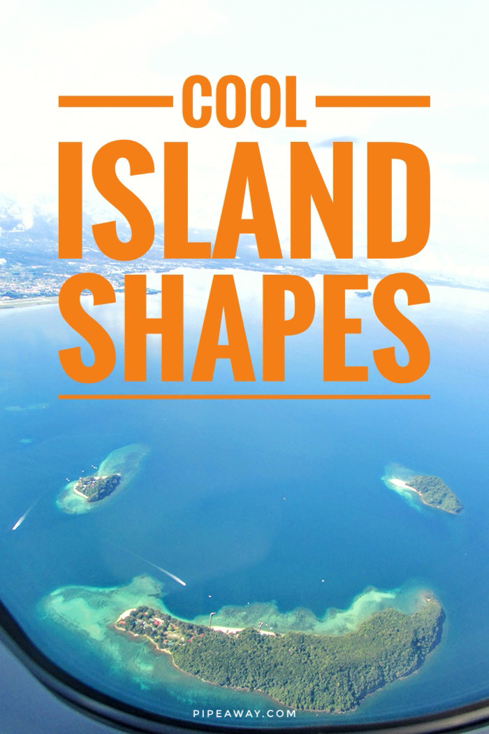 Manukan, Mamutik and Sulug are three Malaysian islands that form a recognizable smiley face. But there are dozens of world islands that look like things. In this unique collection, Pipeaway brings you 17 cool island shapes that you won't believe were photographed by humans and not invented by AI!