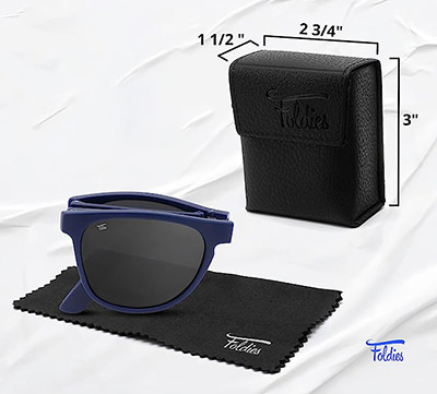 Foldable sunglasses Foldies, one of the summer must-haves on Amazon.