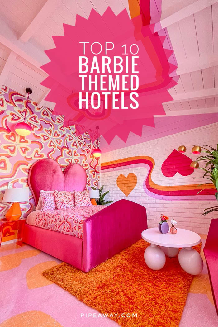 In love with Barbiecore? Now you can stay in numerous accommodation options that take Barbie or pink as inspiration. These are the top 10 of the world's best Barbie-themed hotels!