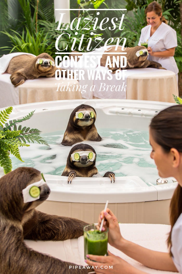 Sloths pampered in a spa - that's what Montenegro sleeping contest, the competition to find the laziest citizen, sounds like. Learn about different ways of how people of the world take breaks!