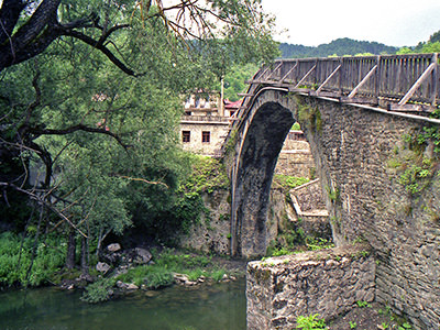Stone bridge in Vovousa, a village in Zagorochoria, Greece; photo by Dimitris Kilymis.