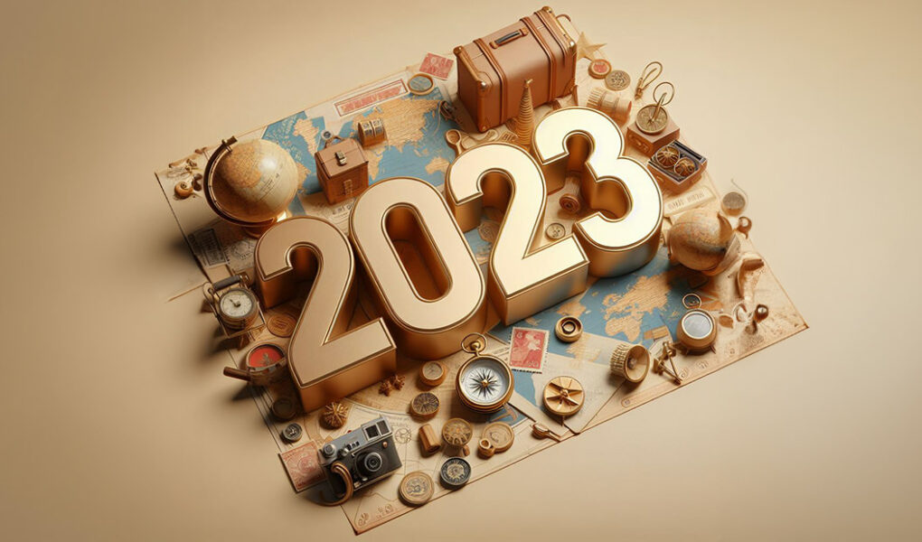 Pipeaway's 2023 year review; AI image created by Dall-e.