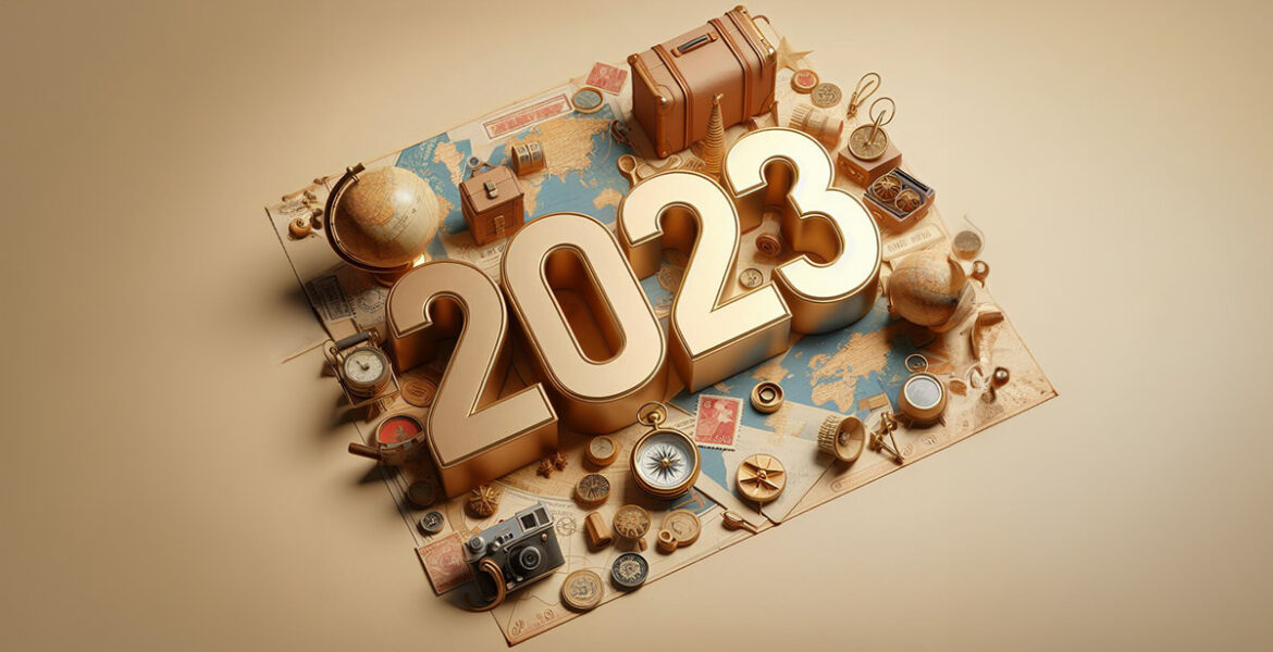 Pipeaway's 2023 year review; AI image created by Dall-e.