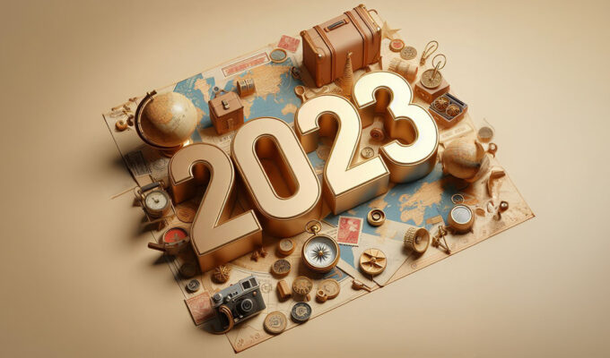 Pipeaway's 2023 year review; AI image created by Dall-e.