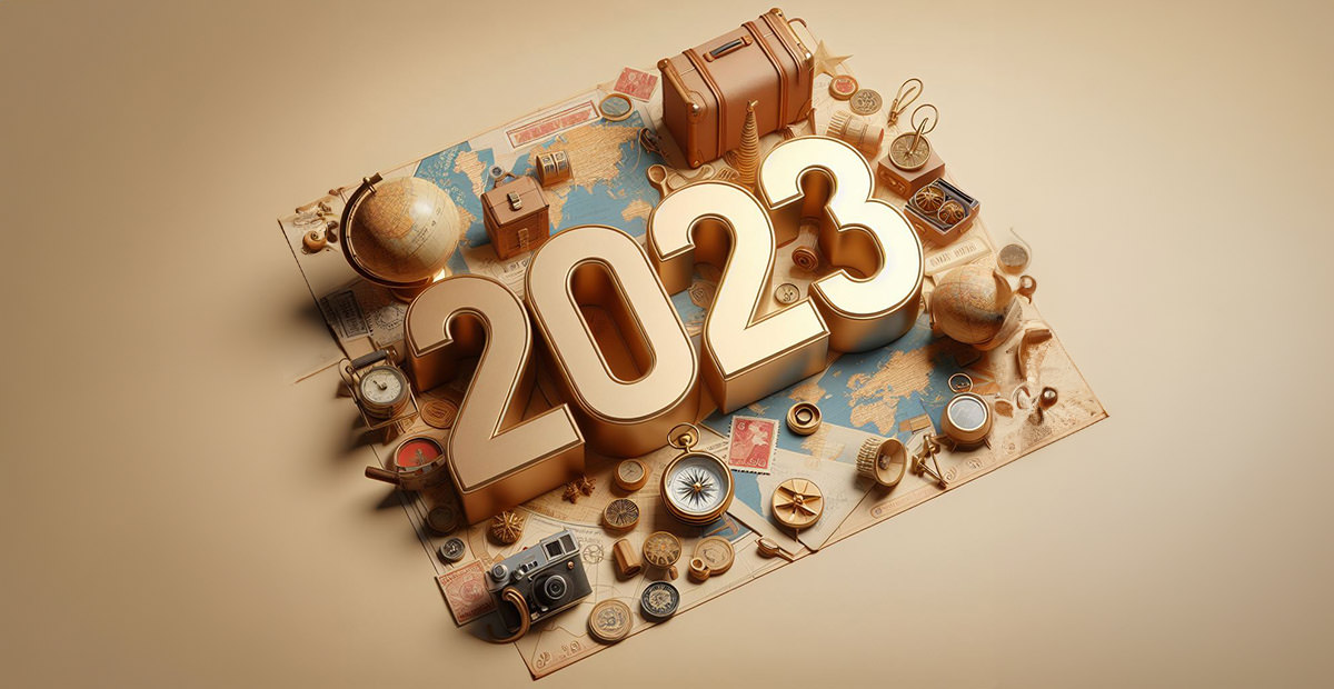 Pipeaway's 2023 year review; AI image created by Dall-e.