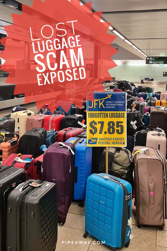 JFK Airport in New York is one of dozens and dozens of world airports whose brand was used for lost luggage scams. Fraudsters created fake Facebook pages and lured unsuspecting customers into an online hoax that stole their personal data and credit card details. Learn how to recognize the lost luggage scam, and how to protect yourself, as shed light on this shady business!