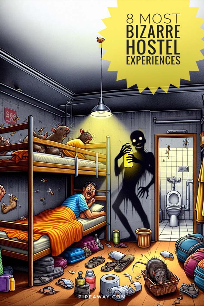 Hostels can be the stage of rather unusual events. These are the 8 most bizarre hsotel experiences from my travels!