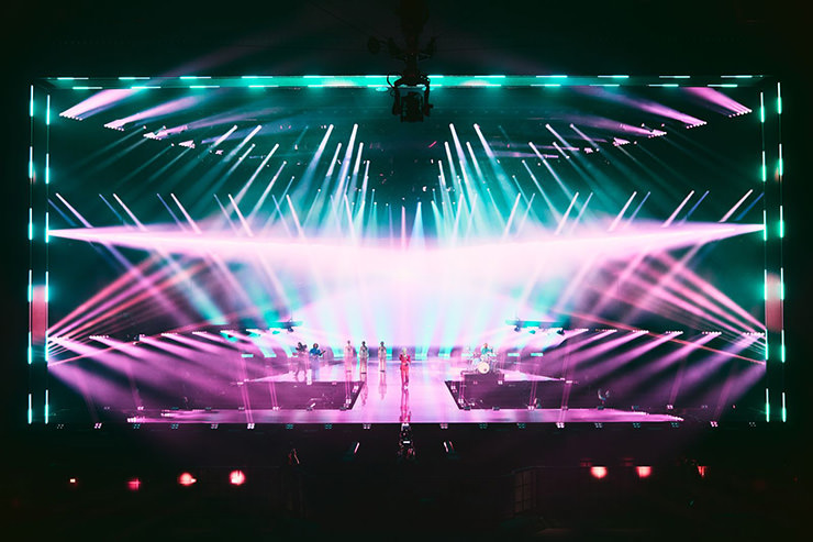 Ziferblat performing "Bird of Pray" for Ukraine at Eurovision Song Contest in Basel, Switzerland; photo by Alma Bengtsson / EBU.