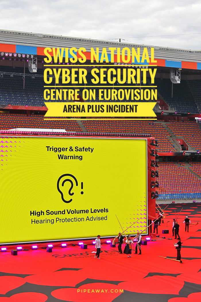 Switzerland's National Cyber Security Centre releases statement on Eurovision Arena Plus incident, saying they were not the ones requestion YouTube takedown of Baby Lasagna's videos in Switzerland, after it was discovered they contain hidden one-frame subliminal messages.