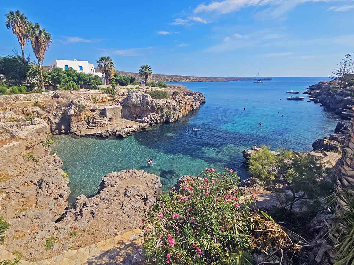Baths of Aphrodite in the Avlemonas Bay on Kythira Island, Greece; photo by Ivan Kralj.